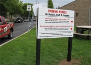 ALUMINUM PARKING, TRAFFIC & STREET SIGNS (20)
