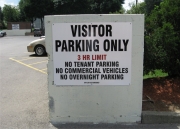 ALUMINUM PARKING, TRAFFIC & STREET SIGNS (22)